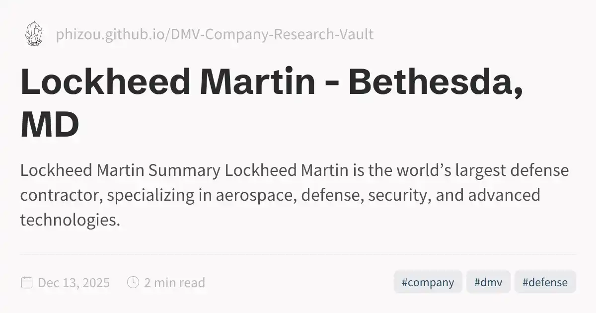 Lockheed Martin Remote Computer Reader Lockheed Martin - Bethesda, MD